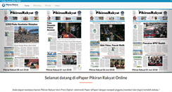 Desktop Screenshot of epaper.pikiran-rakyat.com
